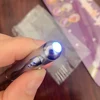 Invisible Ink Pen Anti-Counterfeit Disappearing Ink Markers With UV Light LED Secret Ballpoin Pen Plastic Office School Supplies 5