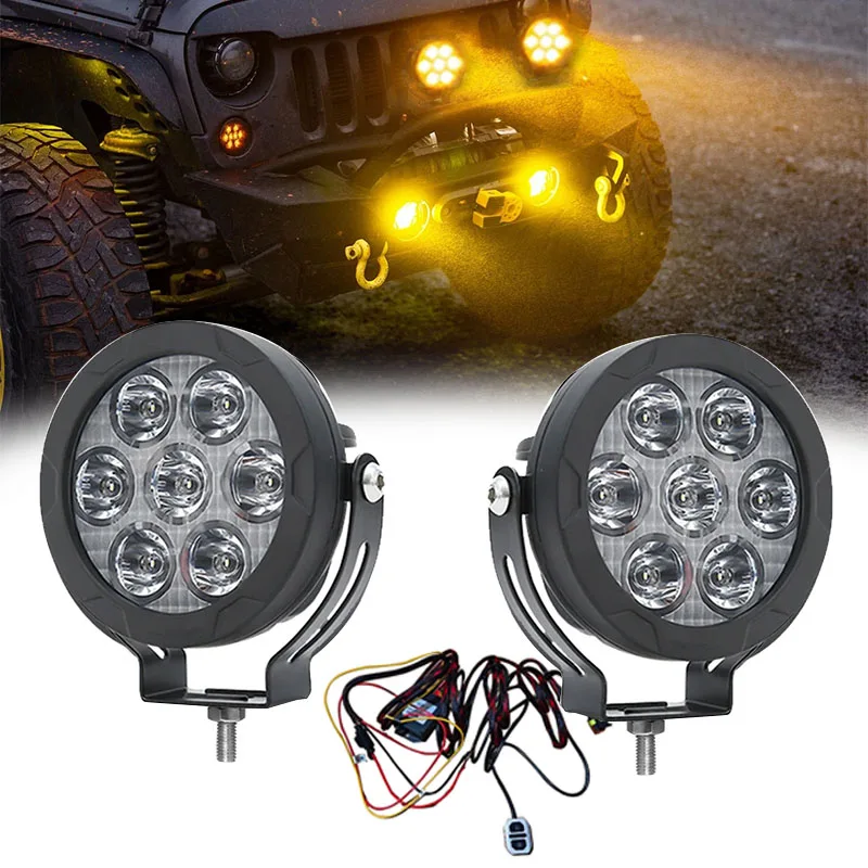 

4,5 дюймов, яркая лампа для внедорожников, грузовиков, автобусов, квадроциклов, мотовездеходов, 10-80 В постоянного тока