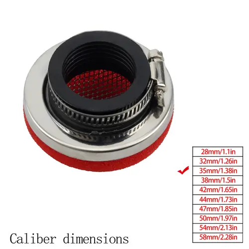 Motorcycle Air Filter Cleaner Air Filter 2 Stroke Engine Dirt Pit Bike Scooter 28/32/35/38/42/45/50/54/58MM Moto Parts - Image 22