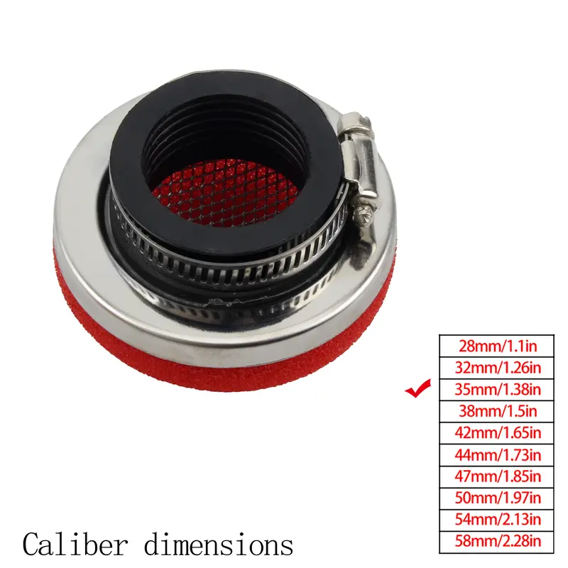 Motorcycle Air Filter Cleaner Air Filter 2 Stroke Engine Dirt Pit Bike Scooter 28/32/35/38/42/45/50/54/58MM Moto Parts - Image 22