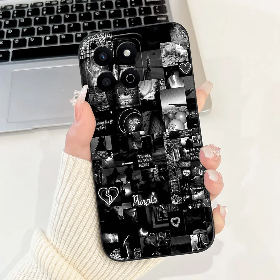 Shockproof Fashion Bowknot Marble Soft Liquid Silicone Case