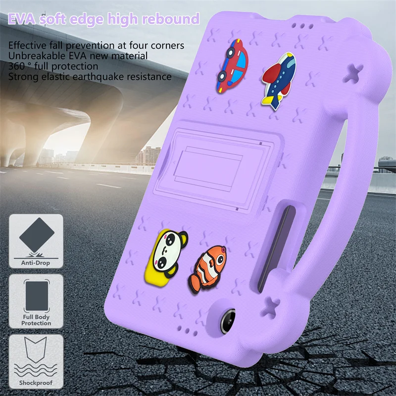 Children's Cute EVA Foam Shockproof Tablet Case - Portable and Durable Cover