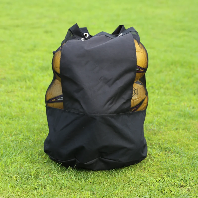 Single shoulder ball bag Large capacity soccer basketball volleyball bag Single shoulder net bag storage bag Large ball bag 3