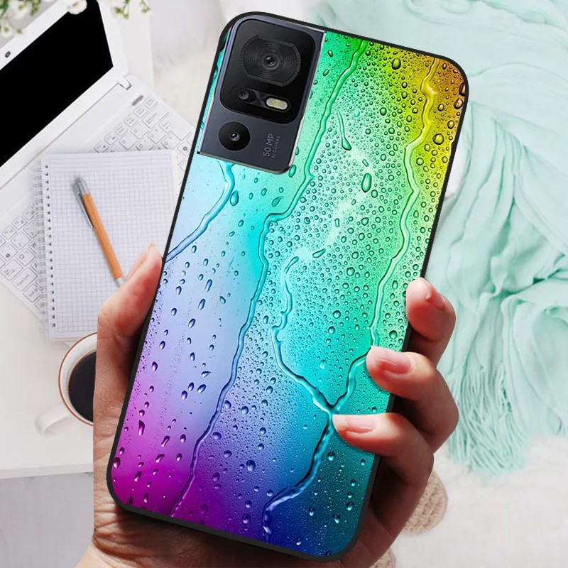 Black Lion and Wolf Silicone Soft Phone Case - Protective Shell