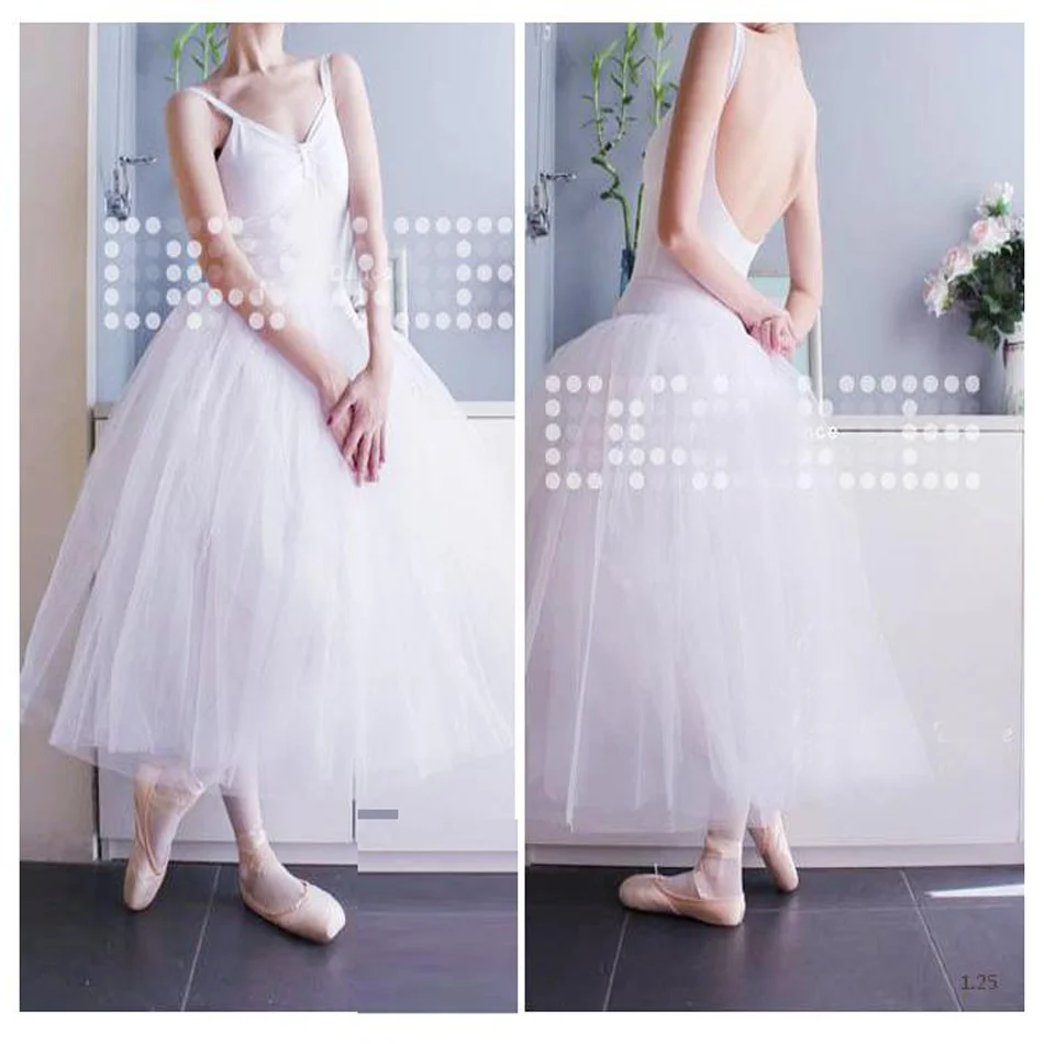 Rosa Kinder Ballsaal Kleidung Pailletten Blume Tutus Ballett Kleid Für Mädchen Modern Dance Tutu Kleid Mädchen Ballett Prinzessin Kleid – Detail 6