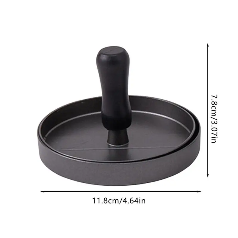 Burger Press Non-Stick Meat Patty Hamburger Maker for Making Stuffed Pocket Burgers for BBQ Grill With 100 Wax Paper