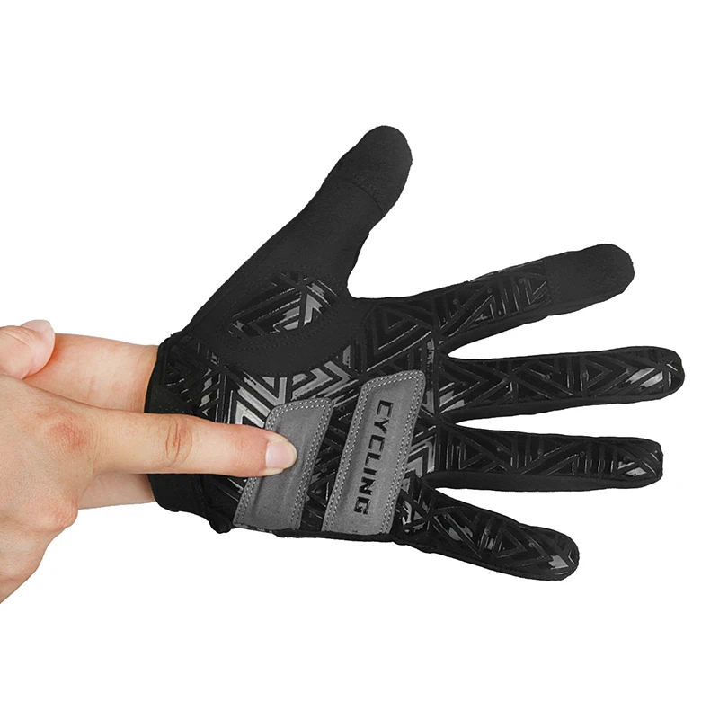 Spring Autumn Full Finger Cycling Gloves Touch Screen Bicycle Road Mountain Bike Sports Gel Gloves MTB for Women Men 2