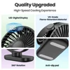 TOPK K60C 5000mAh Portable Mini Fan,Standing Fans for Room,LED Display 360°Rotation Quiet Personal Desk Electric Fan for Campin 2
