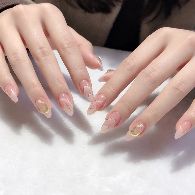 24Pcs-Cute-Nail-Art-Full-Cover-Artificial-Fake-Nails-Wearing-Reusable-False-Nails-Ballerina-Press-on jpg