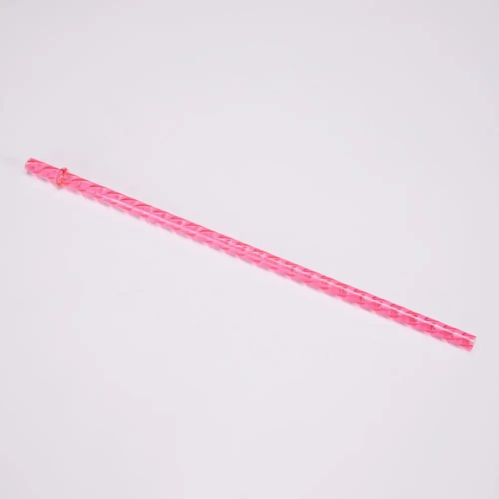 Eco-Friendly Multi-Color Reusable Straws with Clasps - Large Diameter, Perfect