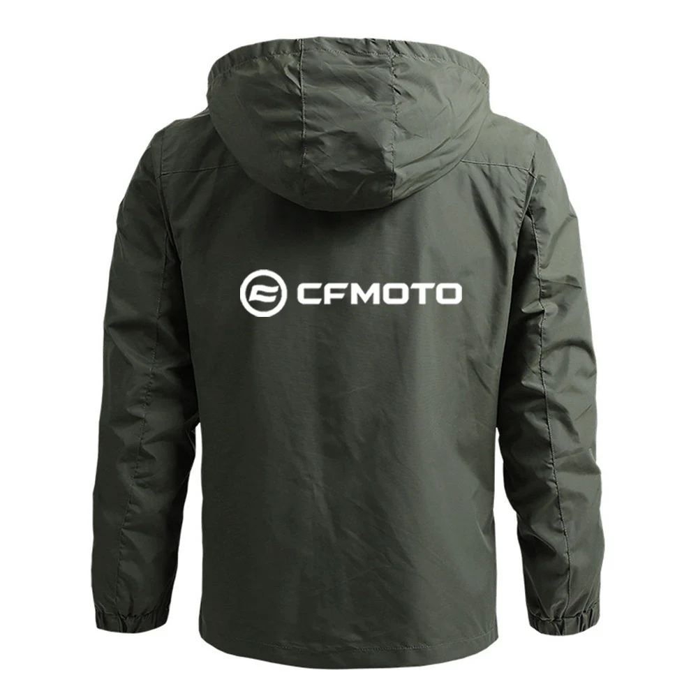 Cfmoto 2023 men's autumn jacket outdoor thin hooded windbreaker men's casual windproof