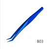 Volume Eyelashes Tweezers Stainless Steel superhard Tweezers High Precision Anti-static tweezers Eyelash Extensions custom logo 6