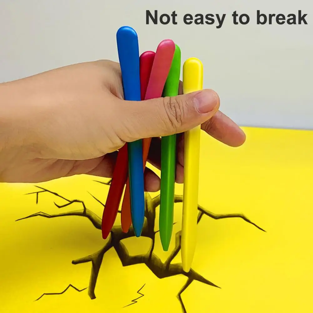 Preschool Crayon Safe Crayons Rich Color Waterproof Preschool Supplies for Kids Ultra-light Mini Sticks Ideal for School colored crayons children painting supplies