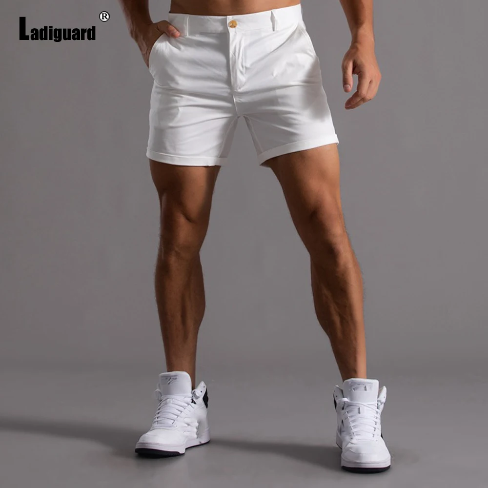 casual shorts for women Plus Size Men Fashion Lace-up Shorts 2022 Brazillian Style Casual Beach Short Pants with Pockets Male Khaki Skinny Half Pants best casual shorts for men