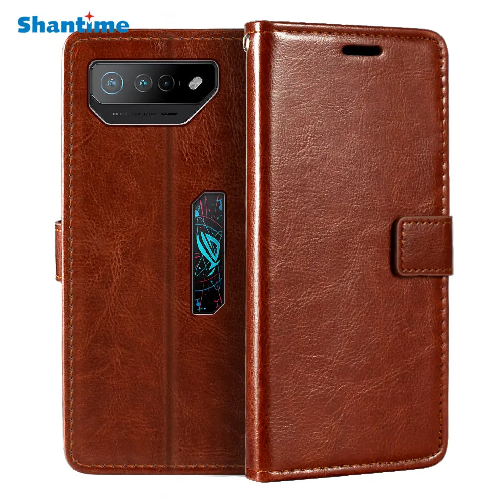 Custodia Per Asus Rog Phone 7 Ultimate Wallet Pu Magnetic Flip Case Cover Con Porta Carte Di Credito E Cavalletto Per Asus Rog Phone 7 Pro