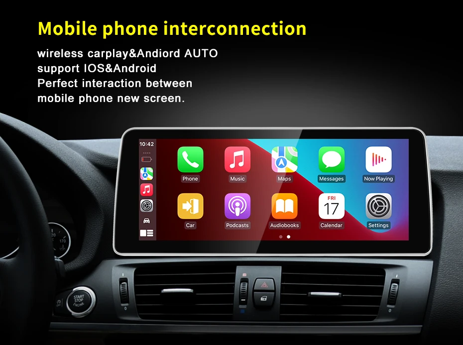 NEW ID8 Snapdragon665 12.3inch Android13 Car Carplay Auto For BMW X3 F25 X4 F26