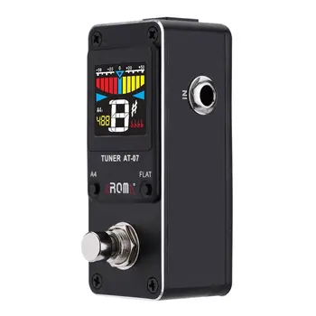 AROMA AMT-600 기타 튜너 피치 이펙트 페달, 메트로놈, 튜너, 톤 발생기, 크로매틱 금속 쉘 컬러 디스플레이, 3 in 1