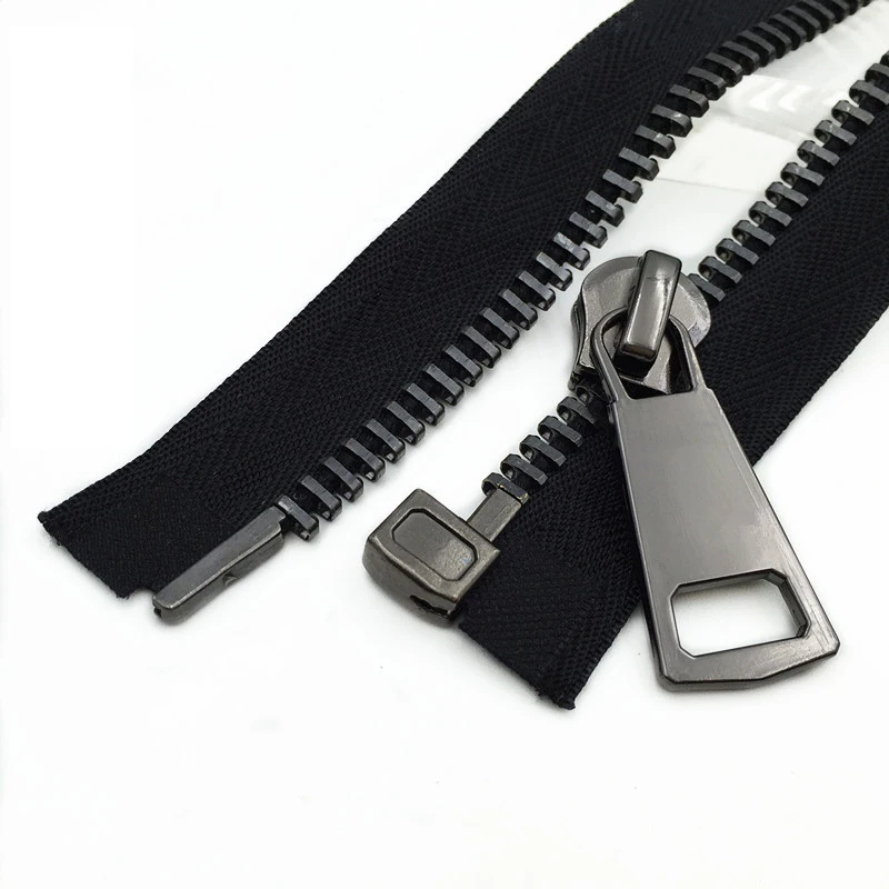 1pc Open-End Metal Zippers  10# 70/80/90cm Zipper Zips for Sewing Down Coat Garments Zipper Sewing Accessories Tools 