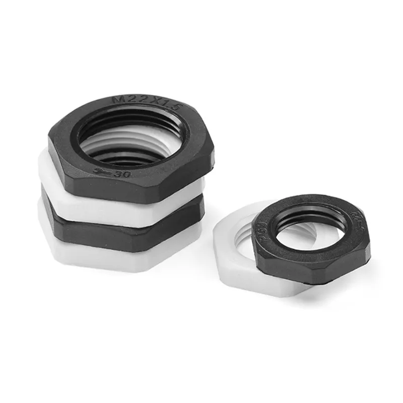IP68 PA66 Nylon Cable Blind Plug Threaded Cable Gland Screw End Cap Covers For PG Gland Joints 10pcs Packed