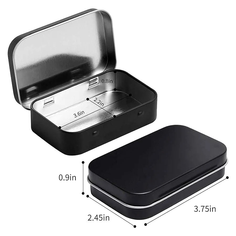 맞춤형 금속 주석 상자 도구, 담배 동전 사탕 열쇠, 명함 약 보석 보관 상자, 화장품 용기, 차 캔, 10 개