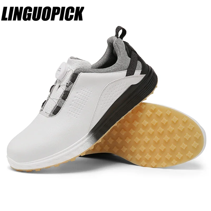 Golf Shoes Men Waterproof Breathable Golf Sneakers Women Spikeless Sports Shoes Walking outdoor sport Golfing Footwear 2023