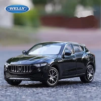 WELLY 1:24 Maserati Levante SUV Alloy Car Model Diecasts Metal Vehicles Car Model High Simulation Collection Childrens Toy Gifts 1