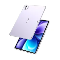 Enhanced Protective Clear Tablet Case with Thickened Airbag Design for Vivo Pad6 Pro 2026 (Clear)