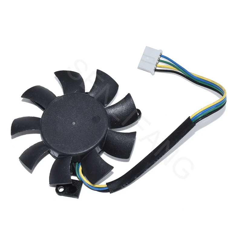 Graphics Card Cooler MGT5012XB-W10 DC12V 0.19A Four Lines Cooling Fan For Magic