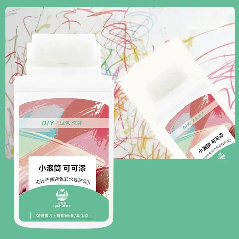 Rolling Brush 100ml Repair Wall Paste Quick Dry Wall Patch Kits Repair Kit Paste Roller For Paint Decor