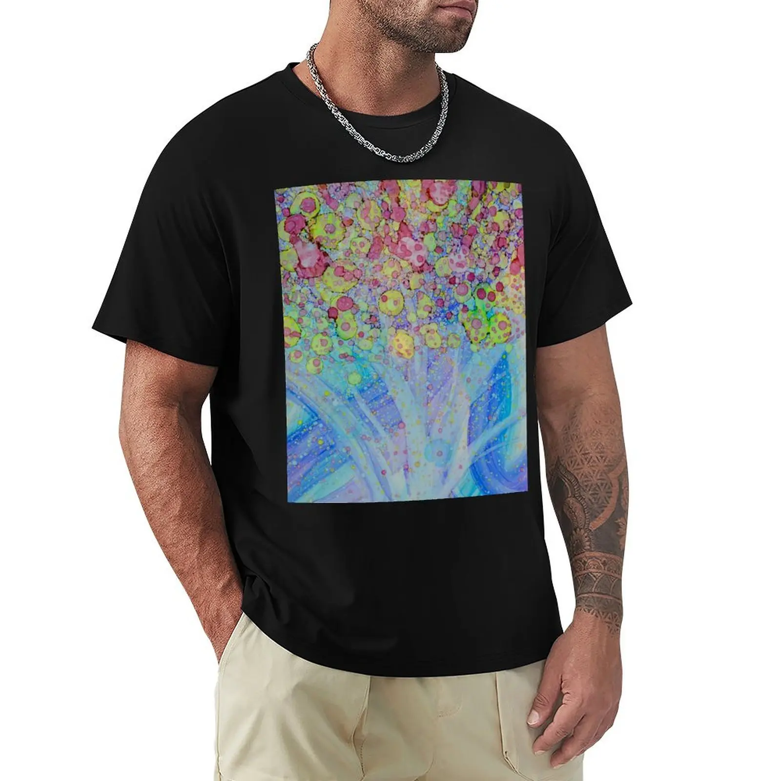 

Spring Day T-Shirt anime for a boy Blouse customs Men's t-shirts