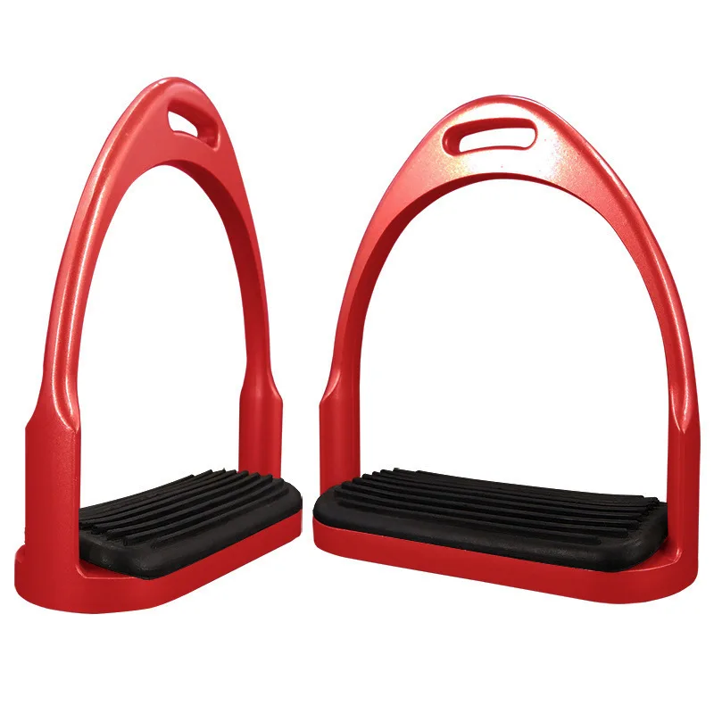 Horse Riding Aluminum Stirrups Device Equestrian Equipment Safety Riding Protection Saddle Relieve Knee Ankle Stress Pain 1 Pair