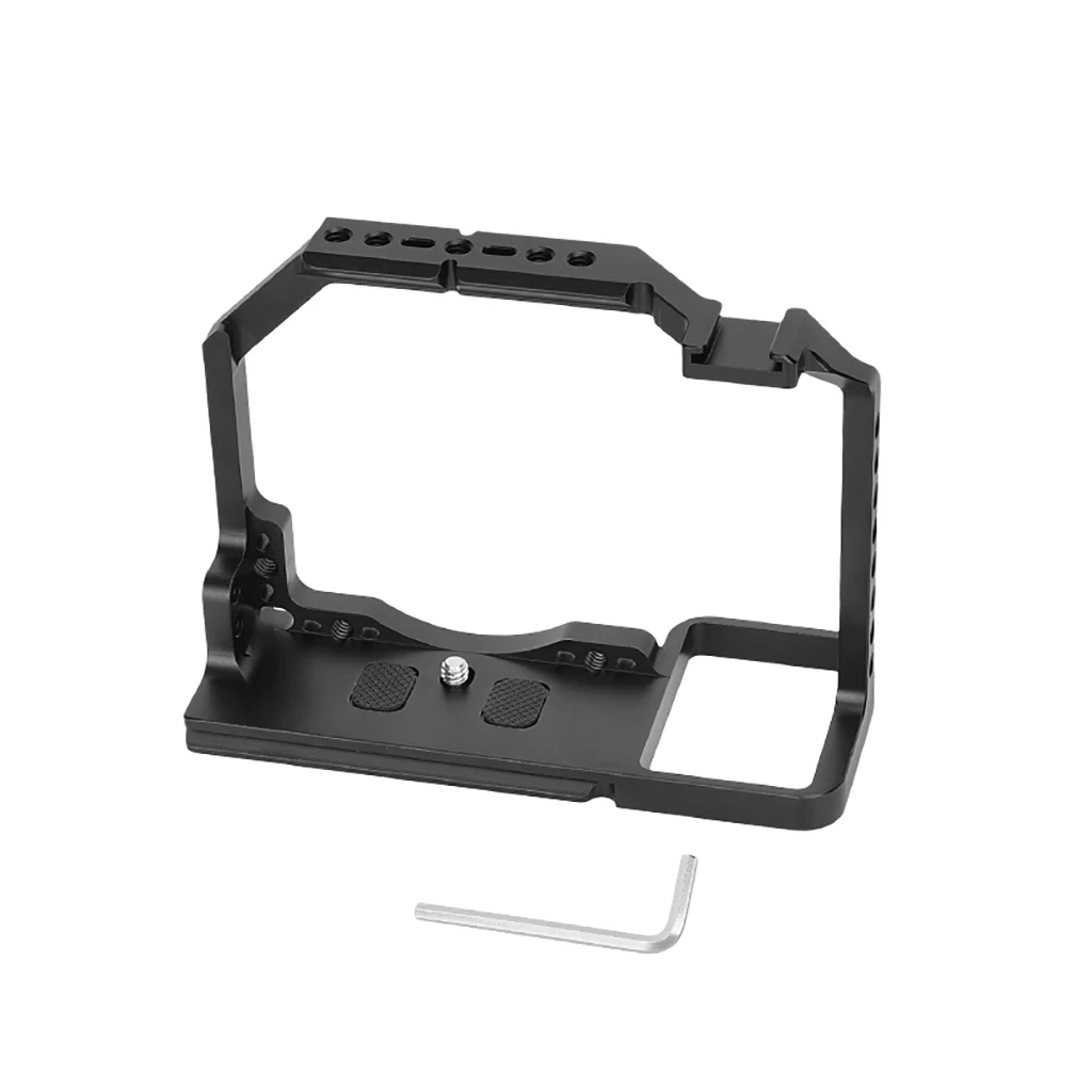 Kamera käfig rig für nikon z7 ii spiegellose kamera schnell verschluss halterung arca-swiss für nikon z5 z6 z6ii z7ii slr kalte schuh halterung – Detail 6