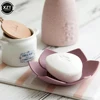 Newest Soap Box Lotus Shape Non-slip Portable Silicone for Draining Soap Tray Draining Soap Dish Kitchen Bathroom Accessories 2