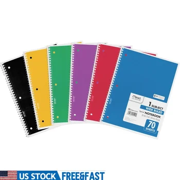 Subject Spiral Bound Notebook 1