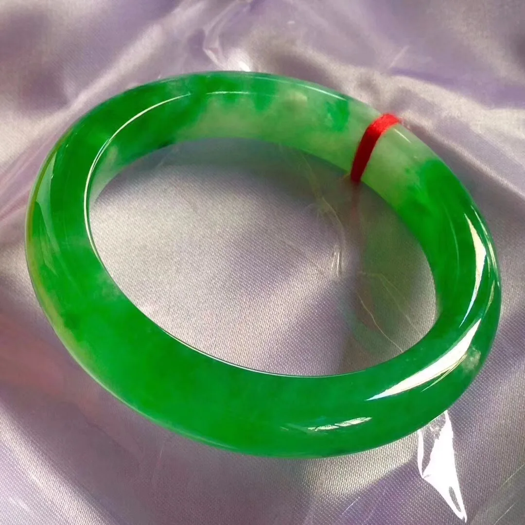 

Zheru Jewelry Natural Myanmar Jade 54mm-62mm bracelet exquisite princess bracelet send girlfriend send mom