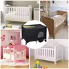 Blackout Crib Canopy Cover Stretchable Breathable Portable Baby Bed Blackout Tent Safety Compact Sun Shade Curtain Room Decor 3