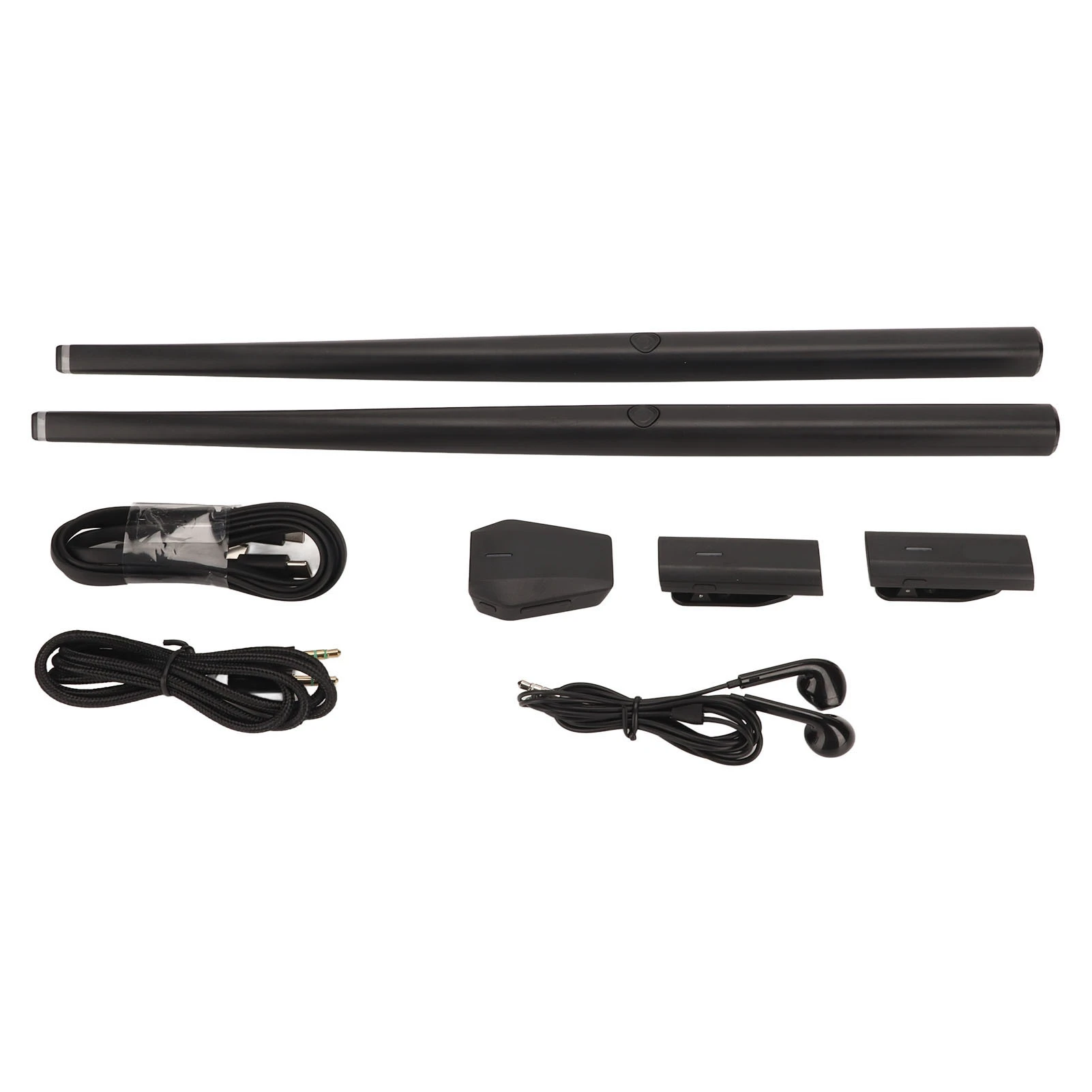 Virtual Reality Drum Set 2 Modes Air Drum Sticks Set Simulation MIDI Support Low Noise Stand Adapter with Lessons for Adults