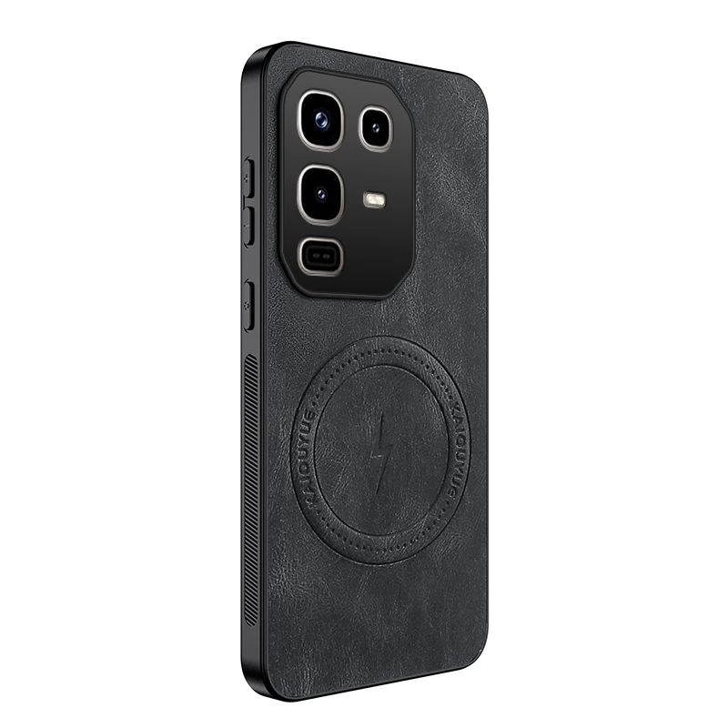 Luxury Shockproof PU Leather Phone Case - Soft Skin Feel Back Cover