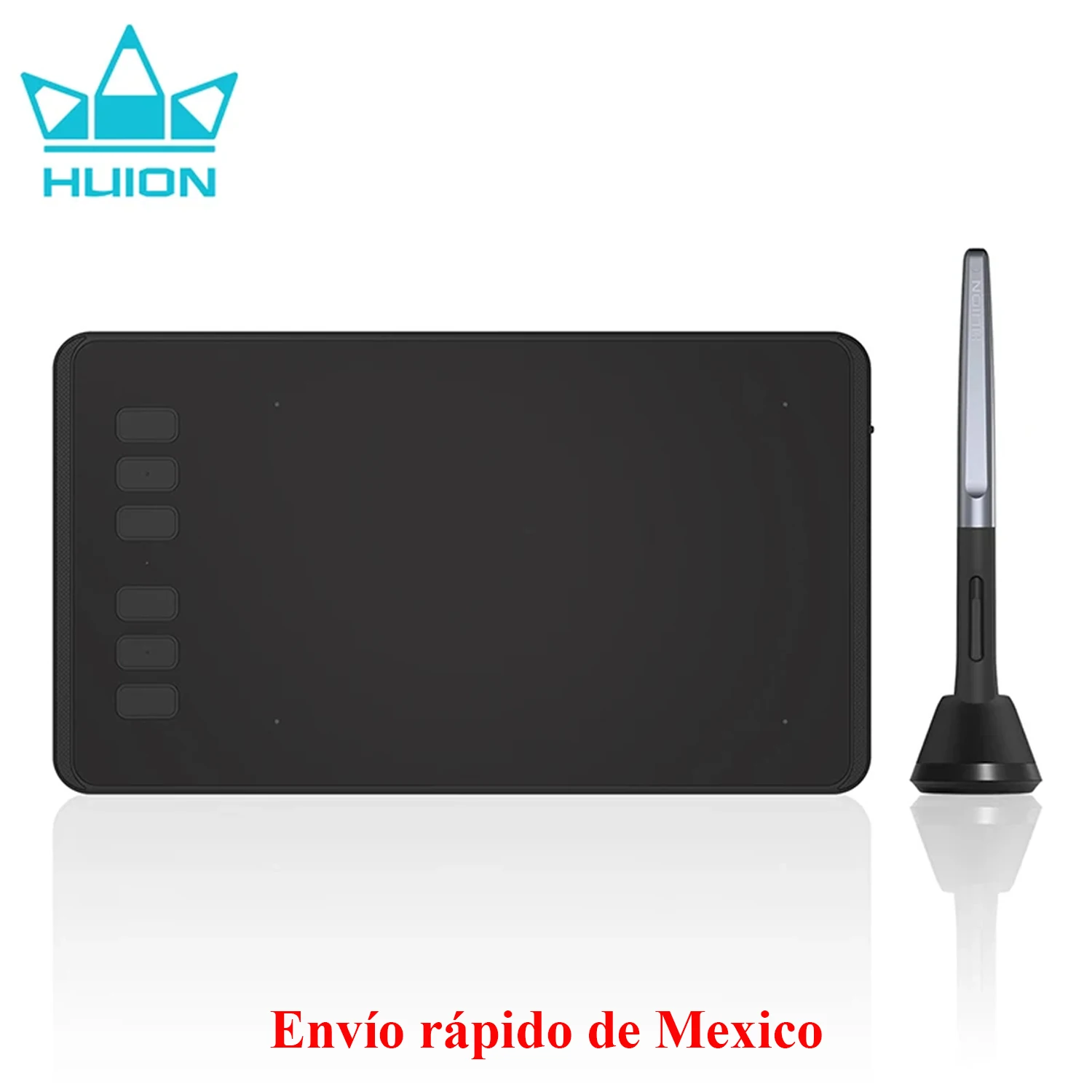 

HUION H640P Drawing Graphics Tablets with 6 Press Keys Battery-Free Pen Tablet 8192 Levels Pressure Android Phone OTG Connection