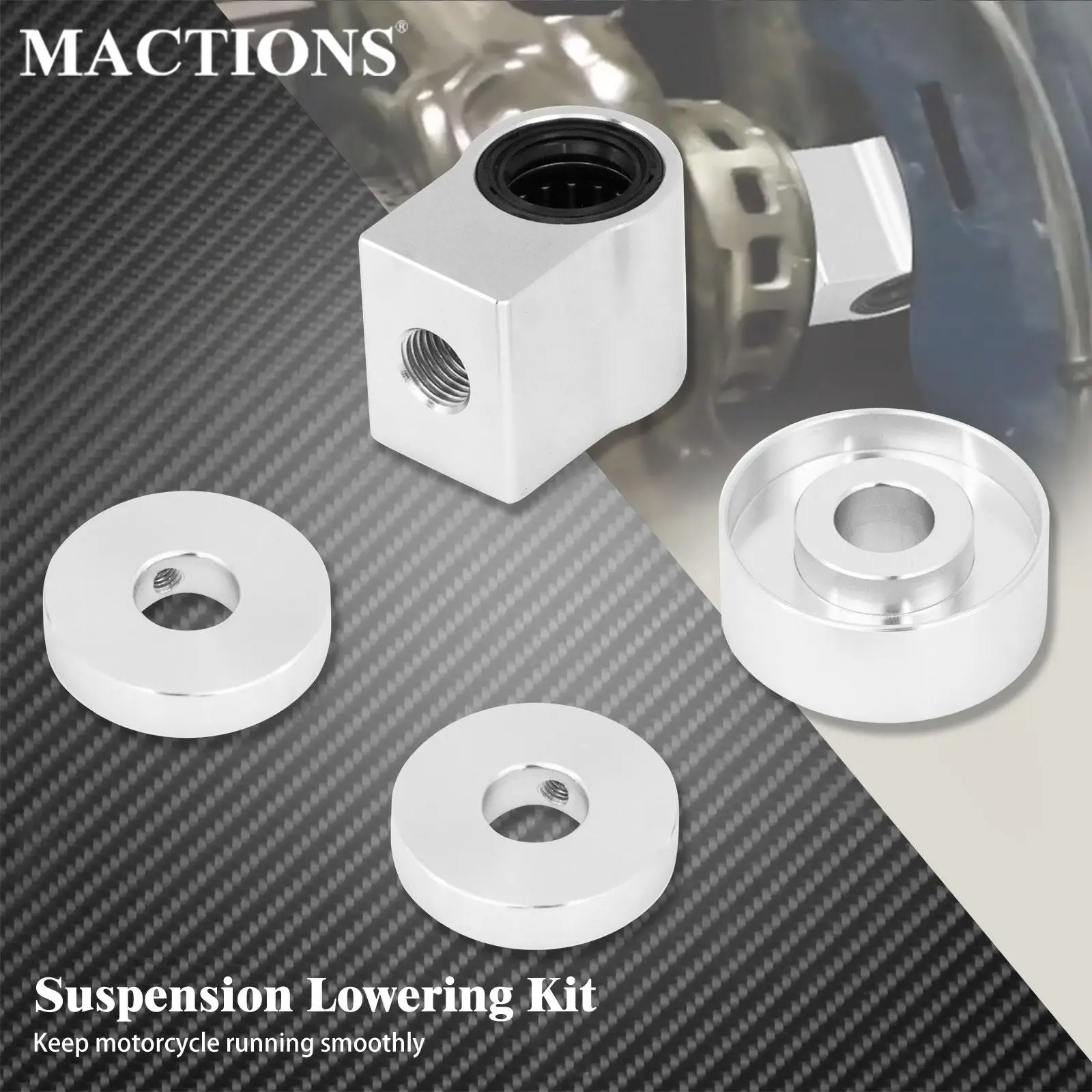 MotorcycleRearShockLoweringKitAluminiumForHarleySoftail