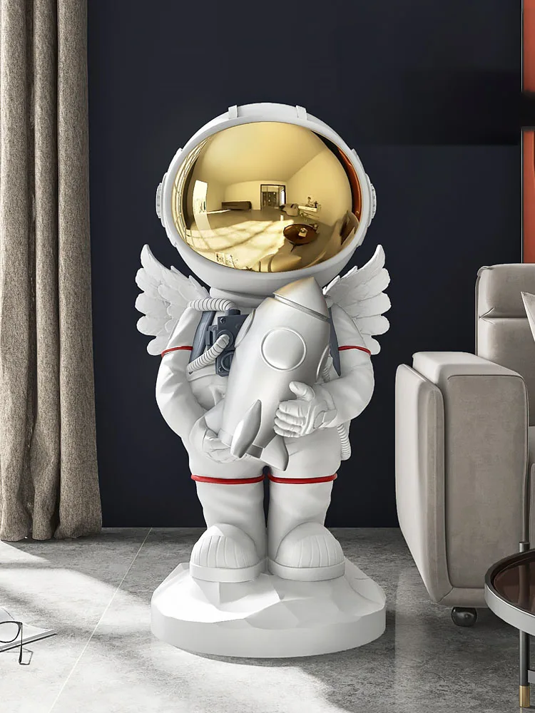 Nordic110cm Room Decor Cartoon Astronaut Statues Large Floor Decoration  Home Decor Objects Living Room Furniture Resin Sculpture - Figurines &  Miniatures - AliExpress