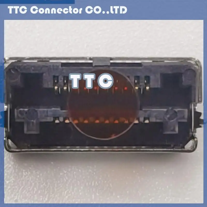 

5 шт./партия, 2-полосный Позолоченный разъем, 0,5 мм