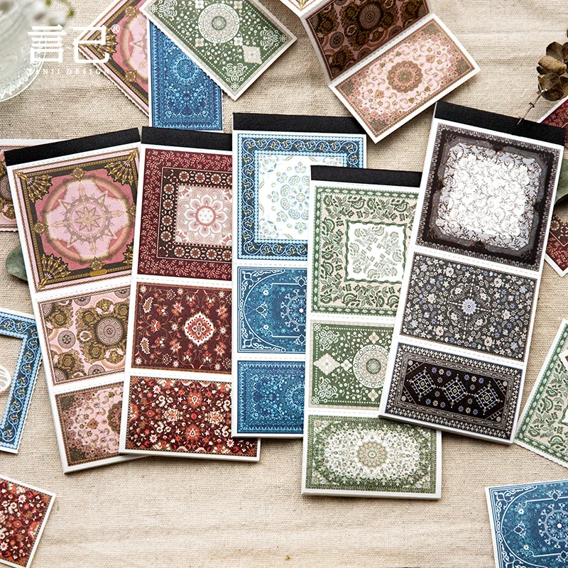 30 pcs Vintage Romantic pattern material paper handmade DIY Hand Account Diary Album Scrapbooking Background paper