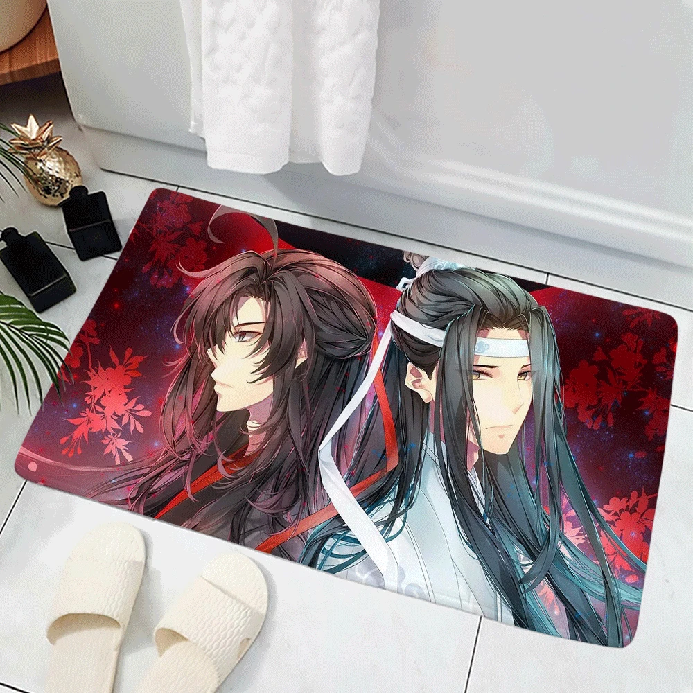 Floor Mat Non Slip Mat Door Mat Fun Doormat Photo Mat Anti-slip Personalized Printed Picture Flannel Floor dog doormats for Bath Door Living Room