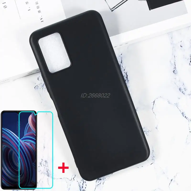Per Zte Blade A52 A72 Custodia In Silicone Cover Per Telefono Per Zte Blade V40 Vita / Libero 5G Ii Custodia Protettiva In Vetro Su Zte Blade A52 A72