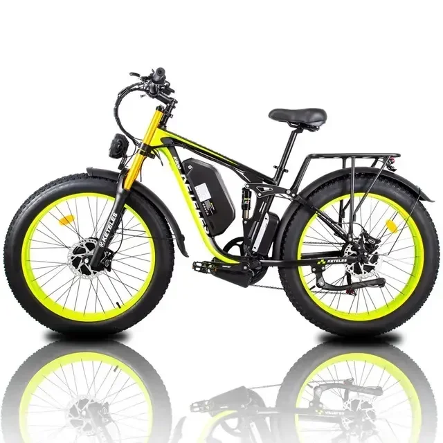 2000w 52v 23Ah デュアルモーター 26” x 4” eBike Amazon.com : Dakeya Dual Motor Ebike,52V 23AH Battery