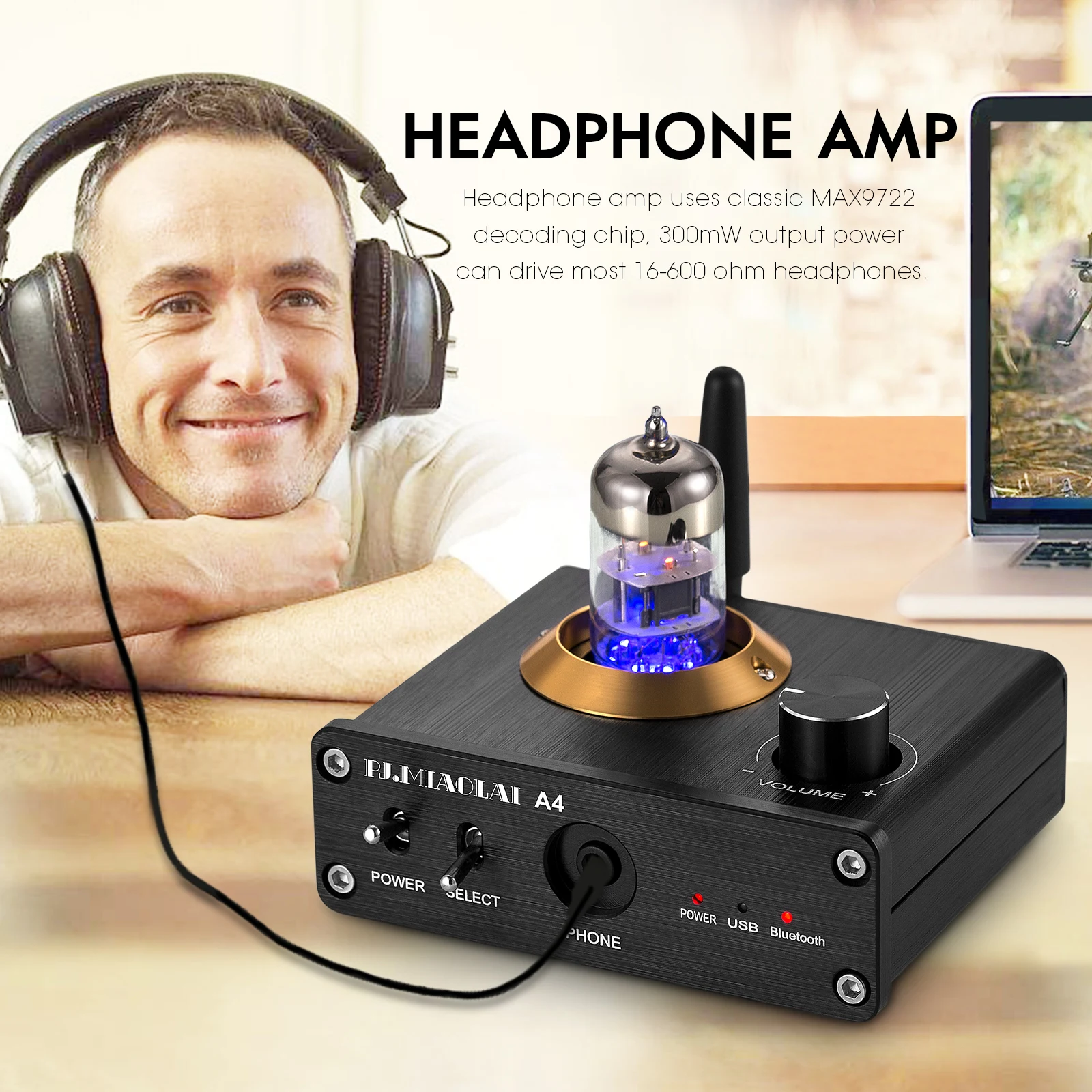 Nobsound M1 PLUS Mini Bluetooth 5.0 デジタルアンプ COAX
