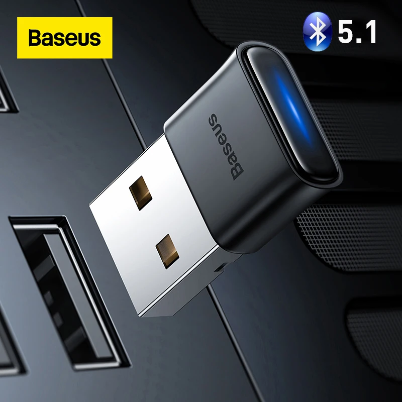 Adaptador Bluetooth 5.0 USB Mini - Para PC/portátil (teclados, Auriculares...)