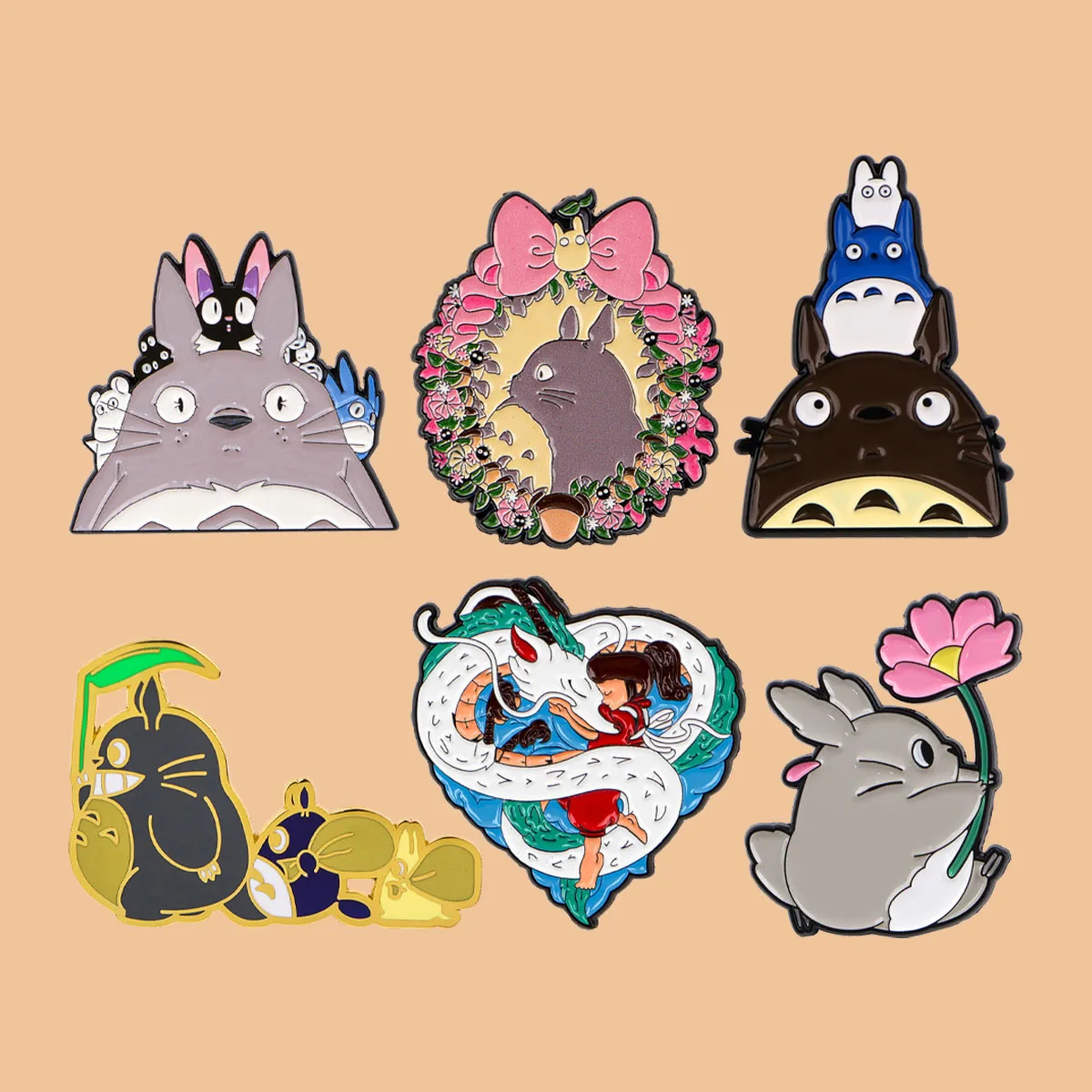 Japanese Anime Figures Pins Cure Cartoon Badges Brooches for Clothing Enamel Pin Metal Badges Jewelry Accessories Gifts for Kids