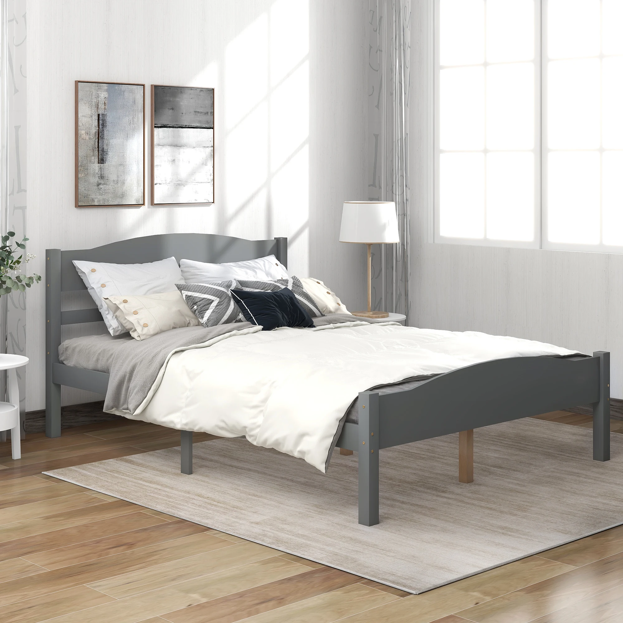 Platform bed center support best sale